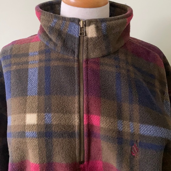 Vintage Nautica Fleece Pullover, Size L - Picture 3 of 11